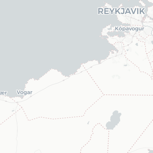 Map centered on The corridor: KEF to the capital