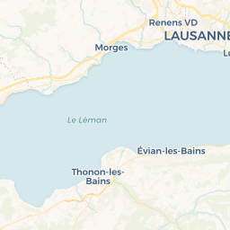 Kartensicht auf die Schweiz