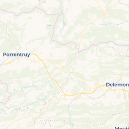 Kartensicht auf die Schweiz