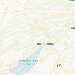 Kartensicht auf die Schweiz