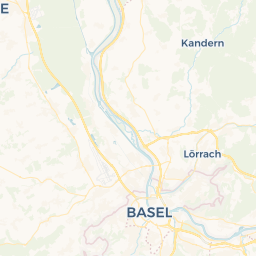 Kartensicht auf die Schweiz