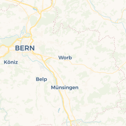Kartensicht auf die Schweiz