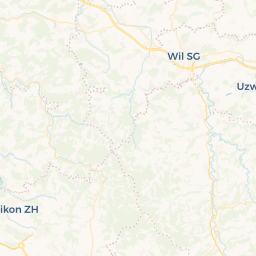 Kartensicht auf die Schweiz