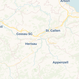 Kartensicht auf die Schweiz