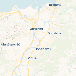 Kartensicht auf die Schweiz