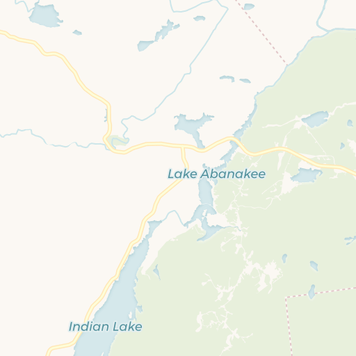 Map of Indian Lake