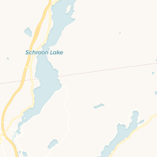 Map of Schroon Lake