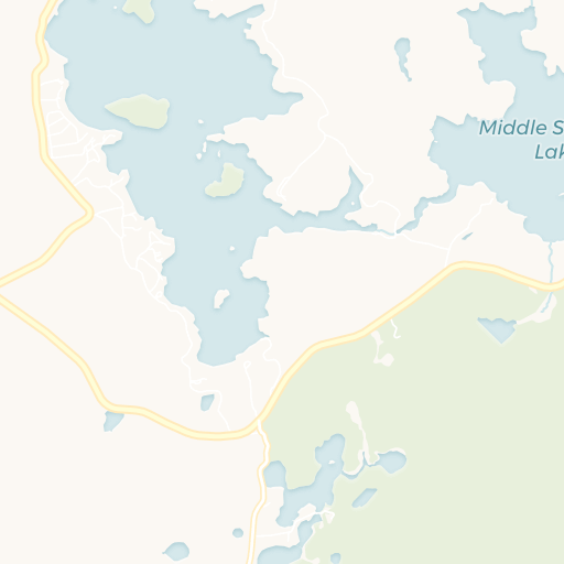 Map of Upper Saranac Lake