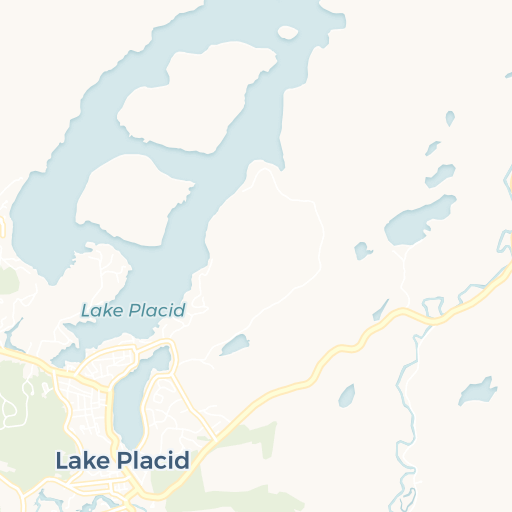Map of Lake Placid Lodge