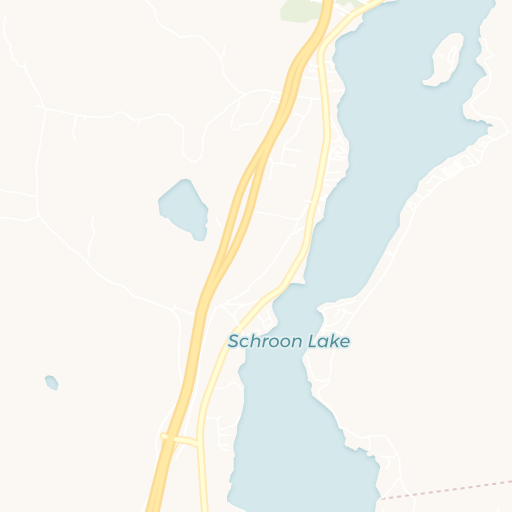 Map of Schroon Lake