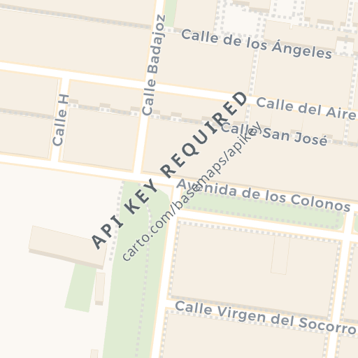 Mapa de ubicación — C/VIRGEN DE GUADALUPE Nº, VILLAFRANCO DEL GUADIANA