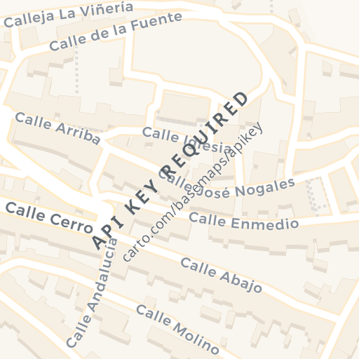Mapa de ubicación — CL EL CERRO, HINOJALES, Huelva