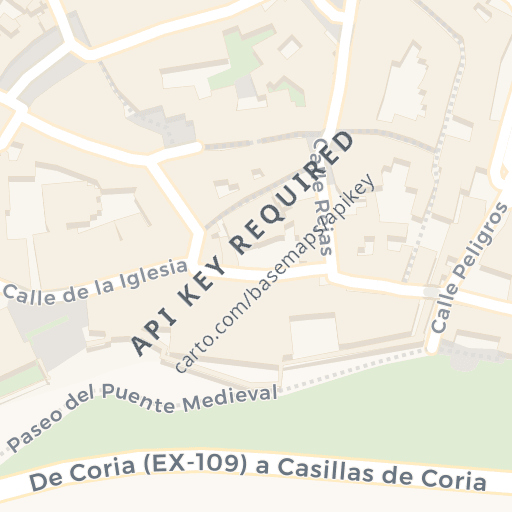 Mapa de ubicación — calle Ceclavin sin, CORIA, Cáceres