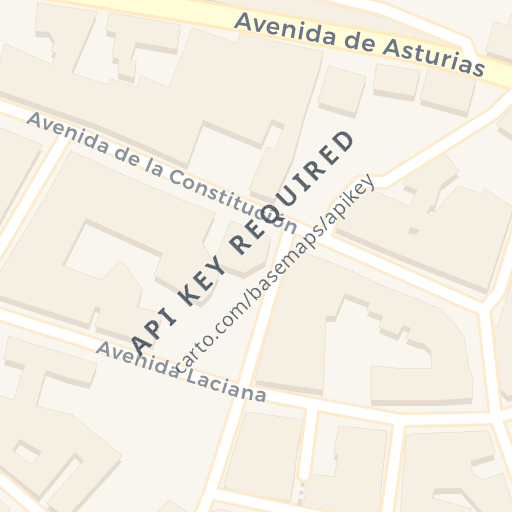 Mapa de ubicación — AV CONSTITUCION 16 1 00, VILLABLINO, León