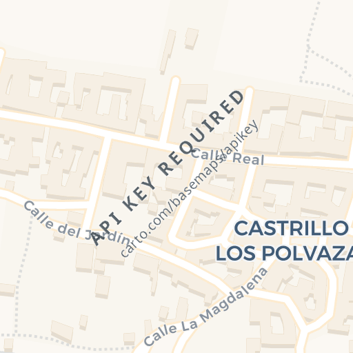 Mapa de ubicación — calle Real, Castrillo de los Polvazares, León