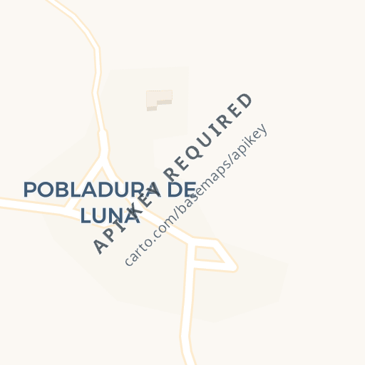 Mapa de ubicación — C/ CARBACHA, POBLADURA DE LUNA, León
