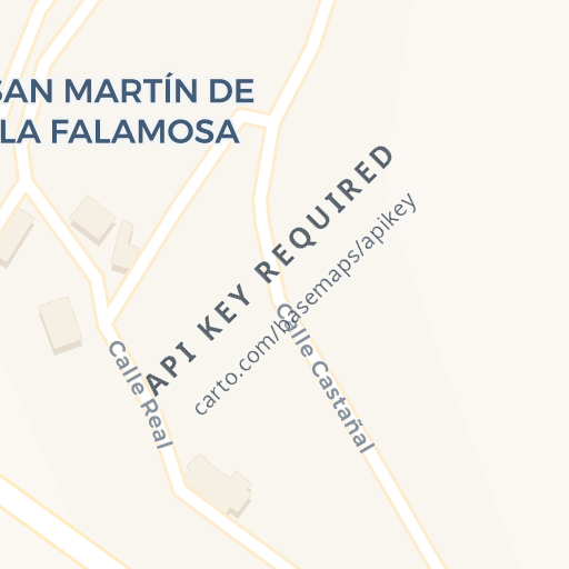 Mapa de ubicación — Calle BARRÍN número, SAN MARTIN DE LA FALAMOSA, León