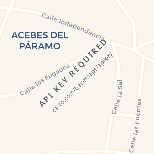 Mapa de ubicación — calle Fuentes Acebes, Acebes del Páramo, León