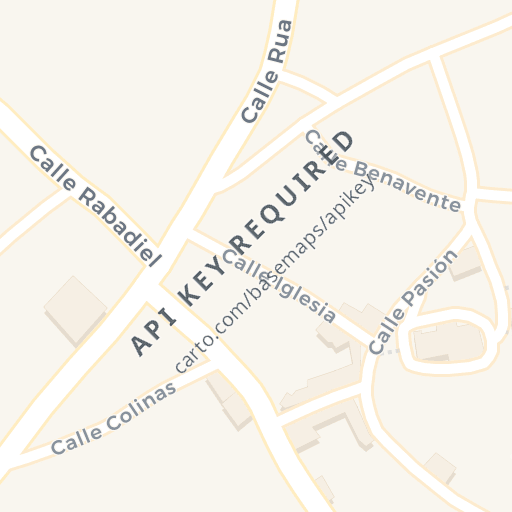 Mapa de ubicación — CALLE BENAVENTE, QUIRUELAS DE VIDRIALES, Zamora