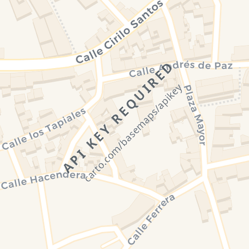 Mapa de ubicación — CALLE LA FABRICA, SANTA MARIA DEL PARAMO, León