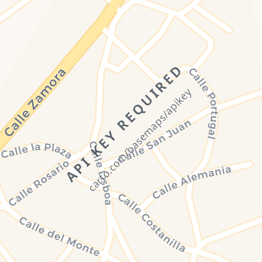 Mapa de ubicación — CALLE TESORO, VILLAVEZA DEL AGUA, Zamora