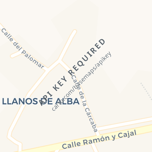 Mapa de ubicación — C/RAMON Y CAJAL 17 PARCELA, LLANOS DE ALBA, León