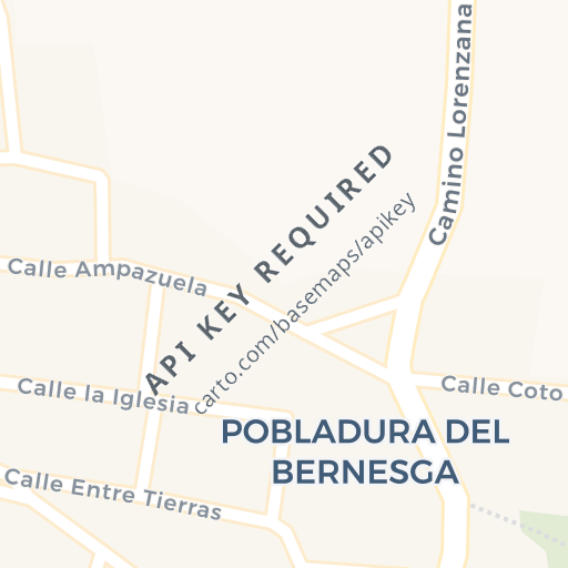Mapa de ubicación — C/ Rodera Cimera, Pobladura del Bernesga, León