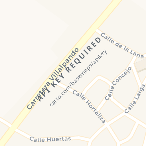 Mapa de ubicación — CARRETERA VILLALPANDO, BENEGILES, Zamora