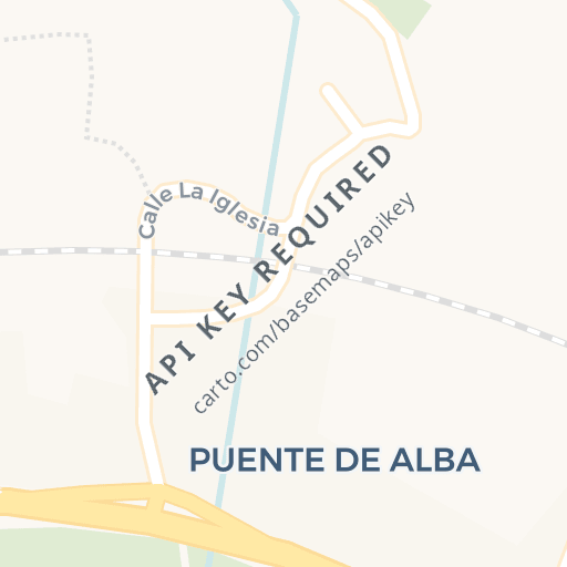 Mapa de ubicación — C. SIN, PUENTE DE ALBA, León