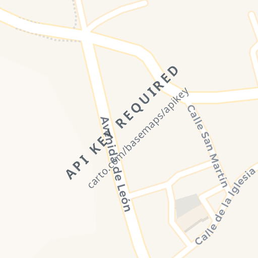 Mapa de ubicación — Avenida San Antonio nº, CARBAJAL DE LA LEGUA, León