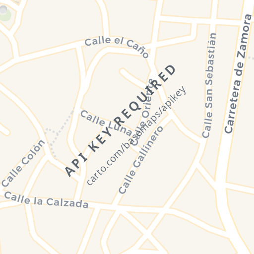 Mapa de ubicación — CALLE PRESA NUMERO, SANZOLES, Zamora