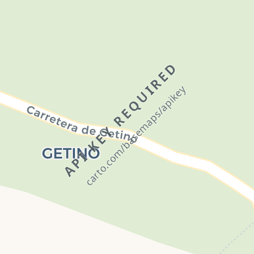 Mapa de ubicación — CALLE REAL, GETINO, León