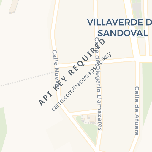 Mapa de ubicación — Av. del Monasterio, Villaverde de Sandoval, León