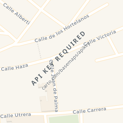 Mapa de ubicación — C/ HERNANDO DE SOTO Nº, MORON DE LA FRONTERA
