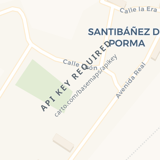 Mapa de ubicación — Calle Real, Santibañez del Porma, León