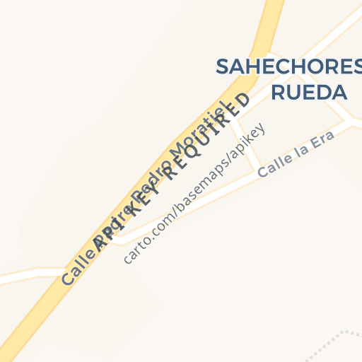 Mapa de ubicación — C/ CARRETERA, Nº, SAHECHORES DE RUEDA, León