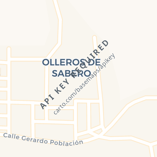Mapa de ubicación — CALLE, OLLEROS DE SABERO, León