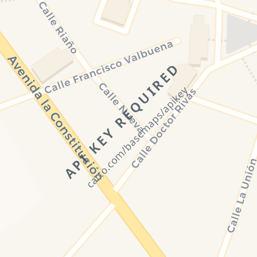 Mapa de ubicación — AVENIDA DE LA COSNTITUCION, CISTIERNA, León