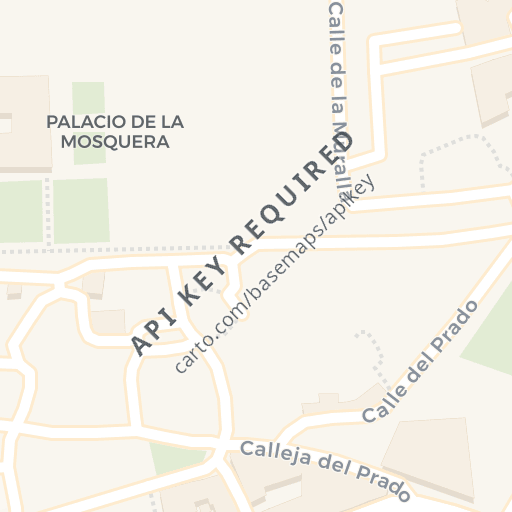 Mapa de ubicación — CALLE CERRO DE LA CUNA Nº, ARENAS DE SAN PEDRO