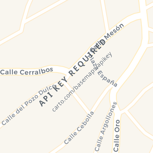 Mapa de ubicación — CL POZO DULCE, DOMINGO PEREZ, Toledo