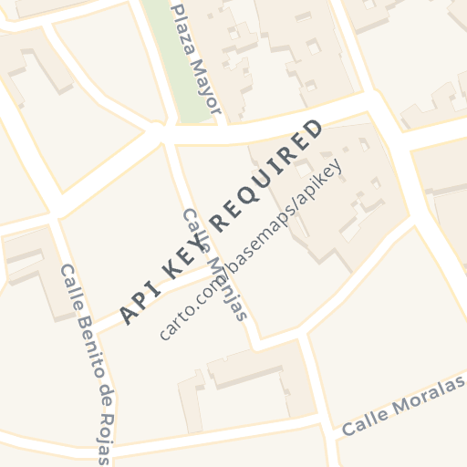 Mapa de ubicación — Calle Santa Cruz Baja, 6, BUJALANCE, Córdoba
