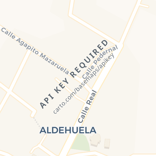 Mapa de ubicación — CALLE REAL, ALDEHUELA, Segovia