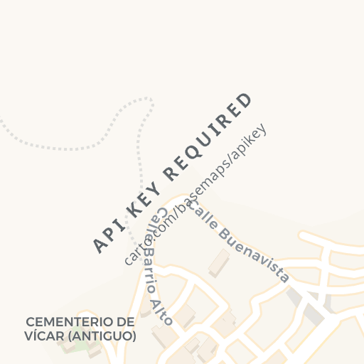 Mapa de ubicación — CALLE GRECIA, VICAR, Almería