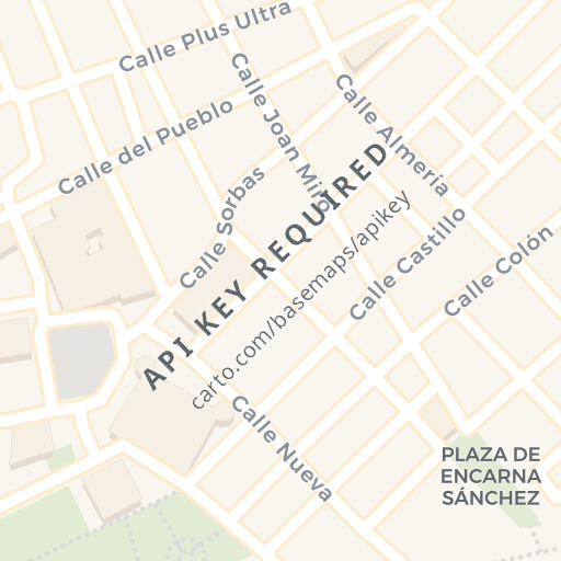 Mapa de ubicación — C/ El Palmeral, nº, Carboneras, Almería
