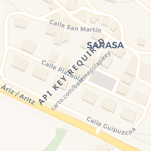 Mapa de ubicación — CALLE PLAZAOLA, SARASA, Navarra