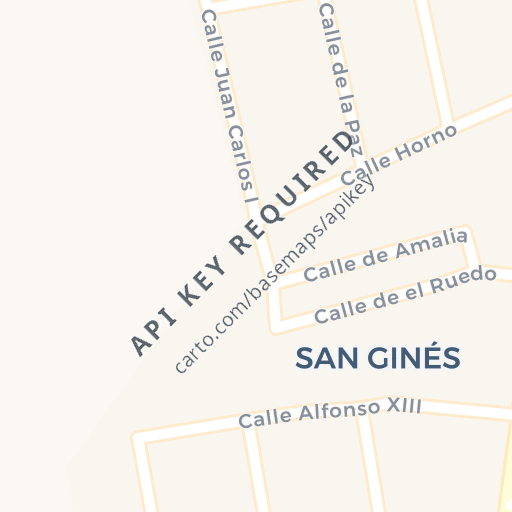 Mapa de ubicación — CL ALFONSO XIII, San Ginés, Murcia