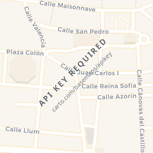 Mapa de ubicación — C/ LLUIS BATLLES Nº, PINOSO, Alicante