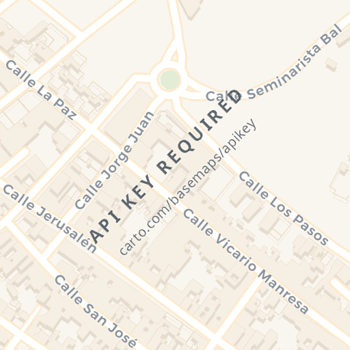 Mapa de ubicación — CALLE ESPERANZA Nº, REDOVAN, Alicante