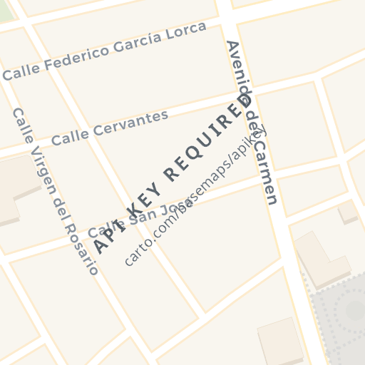Mapa de ubicación — AVENIDA DEL CARMEN Y BAILÉN, Nº, COX, Alicante