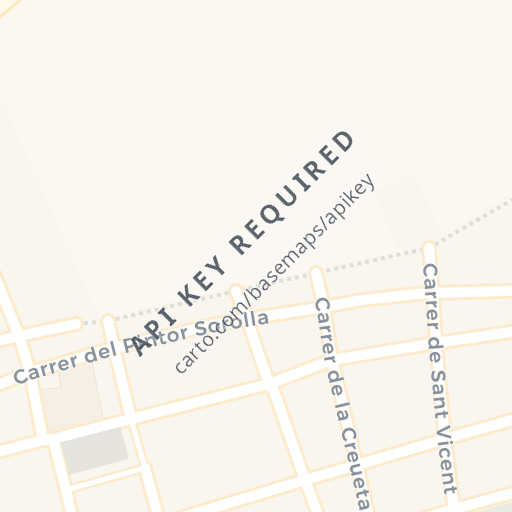 Mapa de ubicación — CALLE SAN CRISTOBAL N º, CAÑADA, Alicante